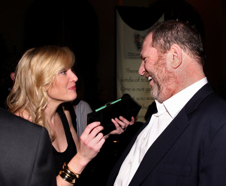 Kate Winslet and producer Harvey Weinstein photographed together in 2009. 