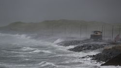 Some Bright Sparks Decided It Was A Good Idea To Go For A Swim During Storm Ophelia