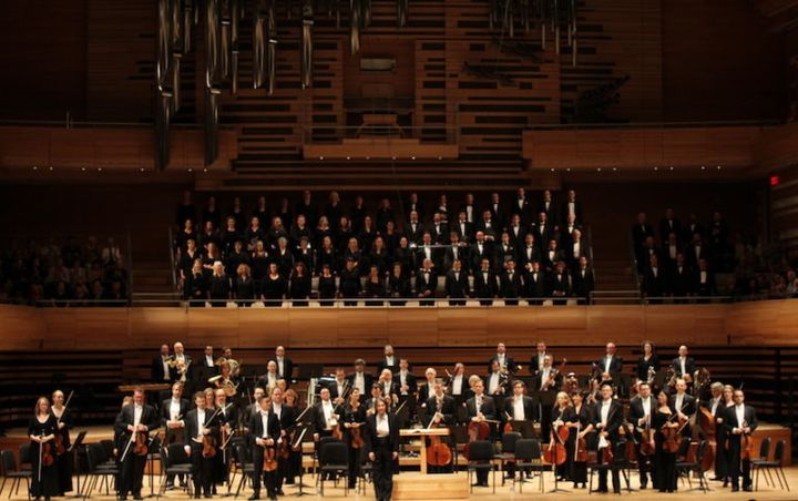 <p>Kent Nagano and Orchestre Symphonique de Montréal at Maison Symphonique, Montreal Canada.</p>