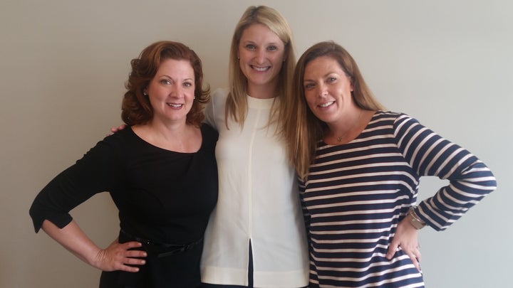 <p>Chicago participant Jill Stewart (Haworth) poses with DC Participants Julie Vachon (Humanscale) and Courtney MacFarlane (OFS Brands). </p>