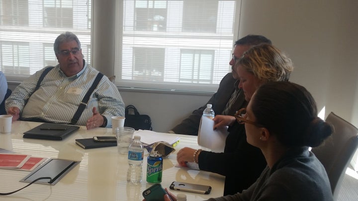 <p>Washington D.C. participants David Solomon (Solomon Coyle), Jud Buchanan (Washington Group Solutions), Julie Deignan (CBRE), and Jessica Alpert (Gensler)</p>