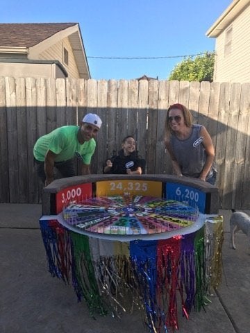 Anthony Alfano and his parents with his