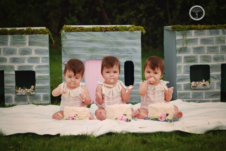 Marrero volunteered her services a year later to celebrate the triplets' first birthday.