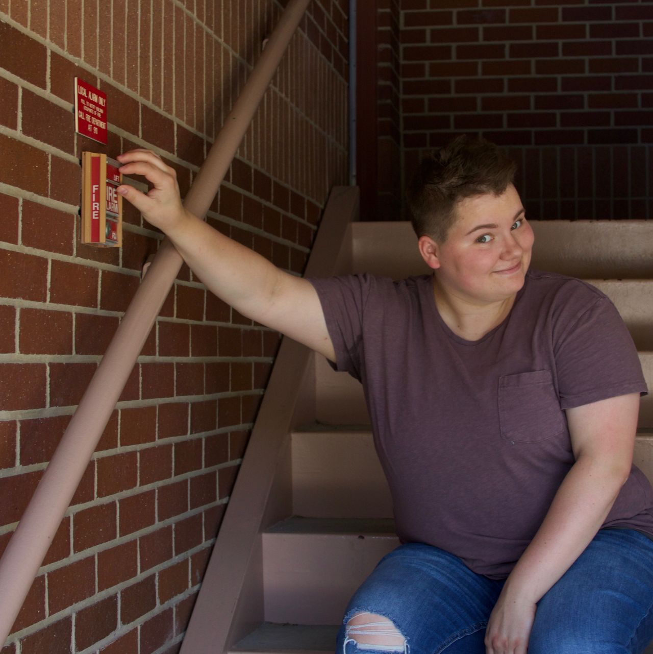 Reflecting on how friendly the BYU campus is toward queer and genderqueer students, Liza Holdaway told HuffPost, "it’s been really cool to see over the past three years that I’ve been at BYU how the atmosphere ... has changed over time."