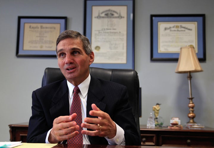 Orleans Parish District Attorney Leon Cannizzaro, pictured here on April 6, 2015, now faces a lawsuit from the ACLU and Civil Rights Corps.