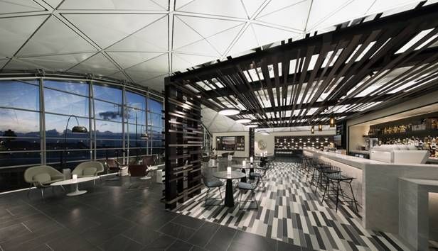 The new American Express Centurion Lounge in Hong Kong.