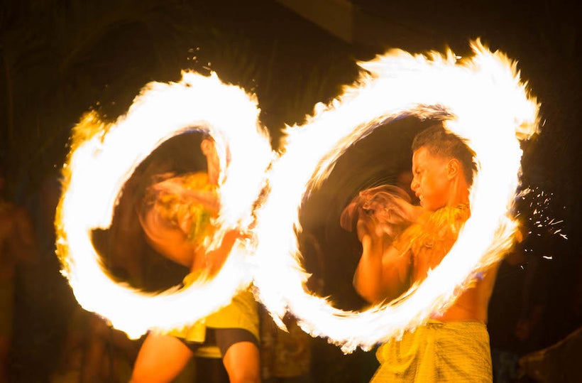 Fiafia night performance at <a rel="nofollow" href="http://saletogasands.com/" target="_blank">Saletoga Sands Resort </a>