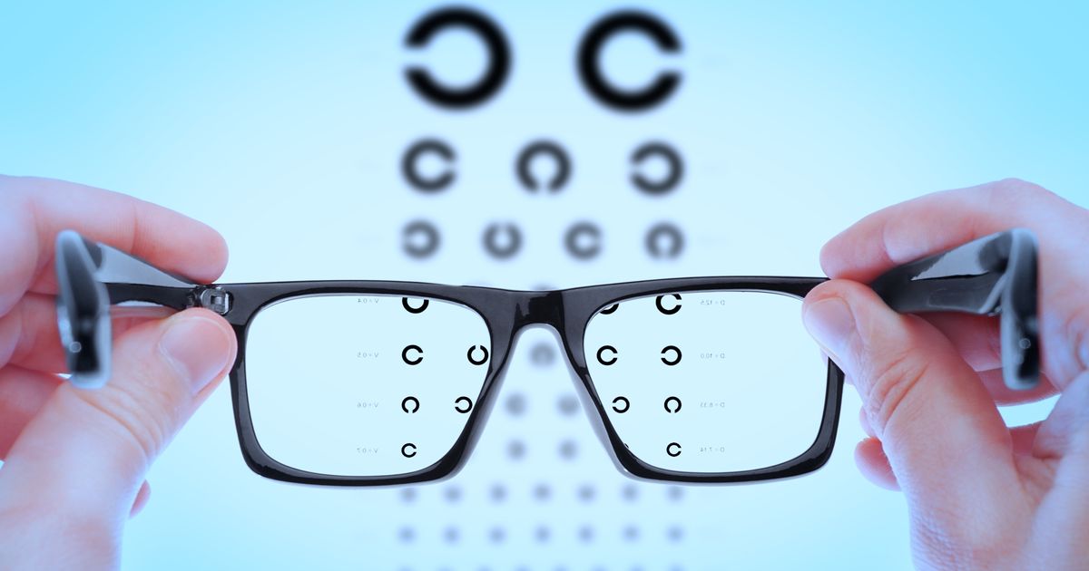 День плохого зрения. Ухудшение зрения. Нарушение зрения. Очки с глазами. Снижение зрения.