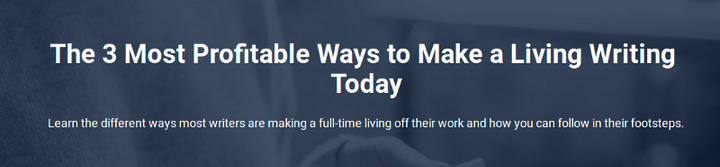 <p>[FREE TRAINING] Learn the proven process professional writers use to achieve success</p>