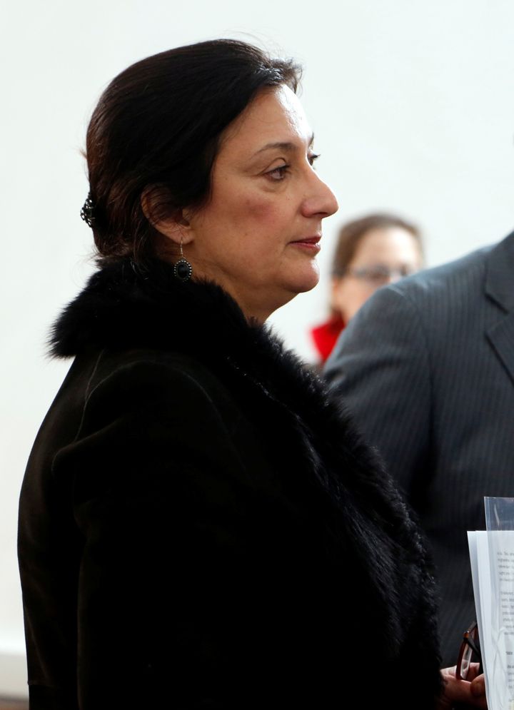 Daphne Caruana Galizia was killed in a car bombing on Monday 