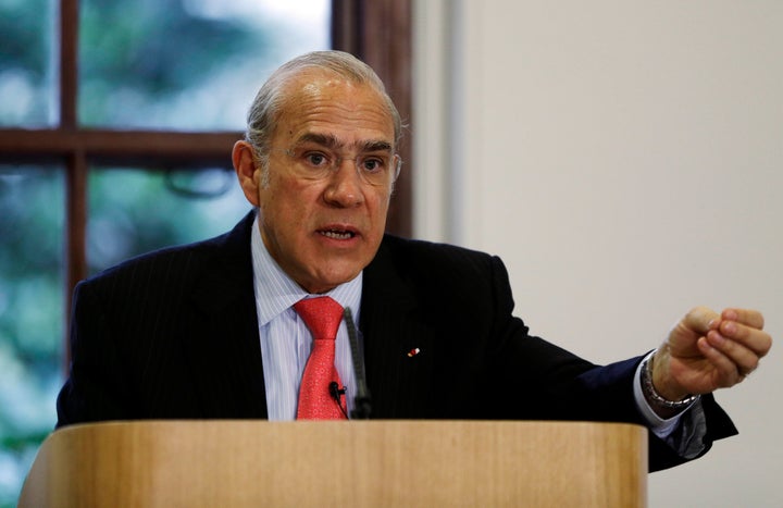 OECD secretary general Angel Gurria.