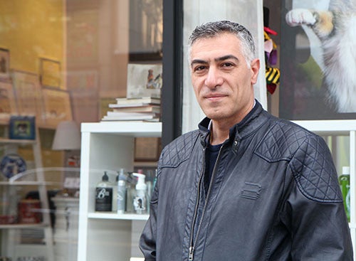 <p><strong>Reda, who is from Egypt, learned grooming in New York City.</strong></p>