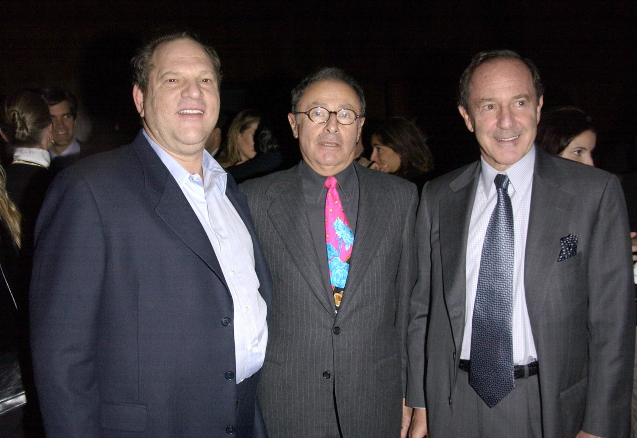 Harvey Weinstein, Peter Bart and Mort Zuckerman celebrate the release of Bart's book <em>Dangerous Company</em> at the Four Seasons Hotel in New York City.