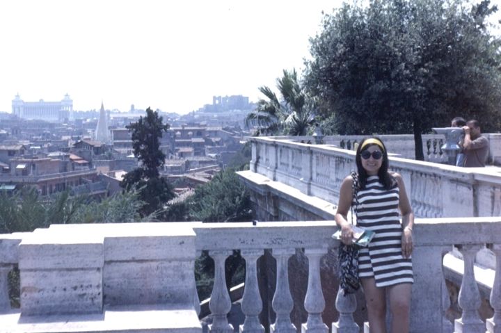 My 24-year-old self in Italy