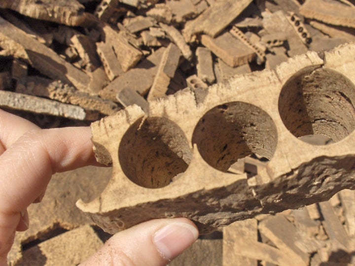 <p>Punched Raw Cork for Wine Closures</p>