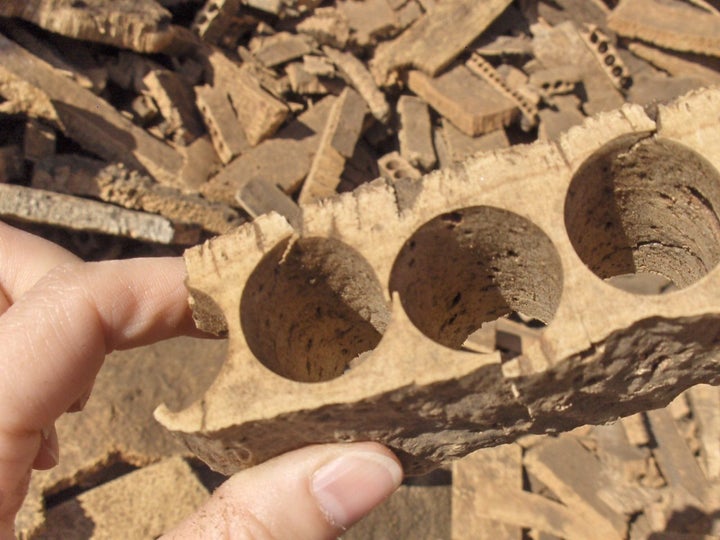 Punched Raw Cork for Wine Closures