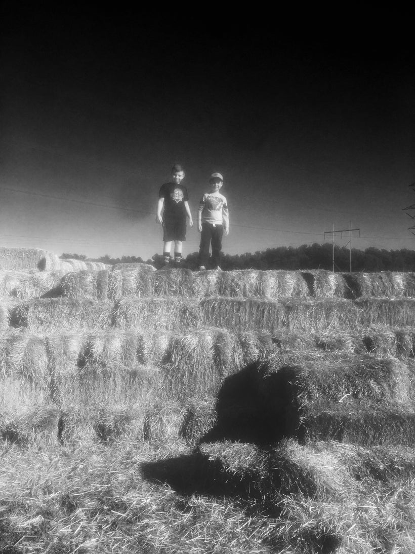 Enjoying the haystack mountain!