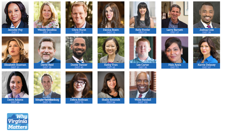 Your vote matters no matter what (so VOTE!), but if you live in one of these Virginia districts, voting for the Democrat will