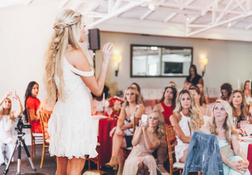 Through GirlTalk, Sarah not only features and connects powerful women with a purpose but she teaches women to live authenticl