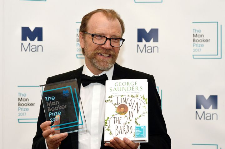 George Saunders, author of 'Lincoln in the Bardo,' won the 2017 Man Booker Prize for Fiction in London on Tuesday.