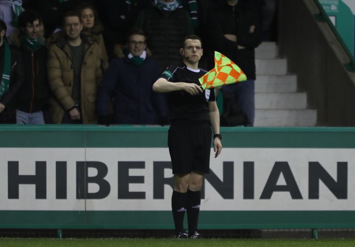 Douglas Ross during the Scottish Cup, Fifth Round Replay at Easter Road, Edinburgh.