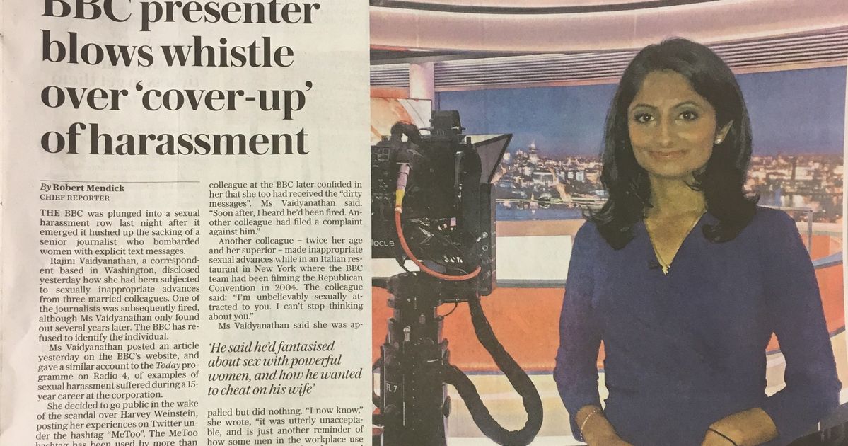 Bbc Journalist Rajini Vaidyanathan Hits Out At Claims Of Corporation Cover Up After Sharing