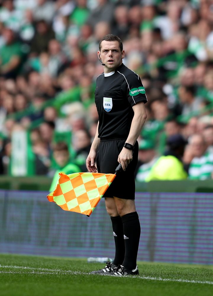 Douglas Ross during a Scottish Premiership match at Celtic Park, Glasgow.