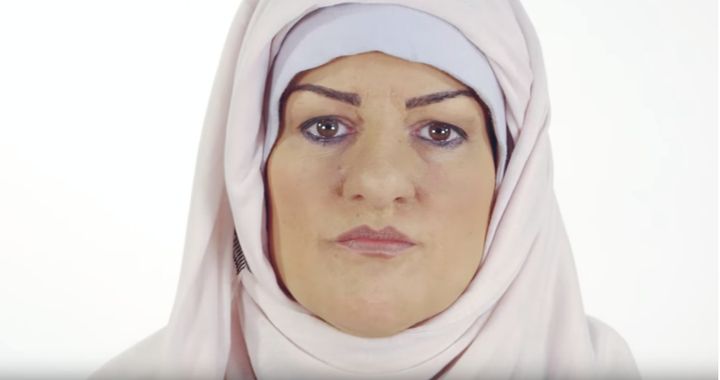 Channel 4 'transformed' Katie Freeman into a British Pakistani woman with make up and prosthetics 