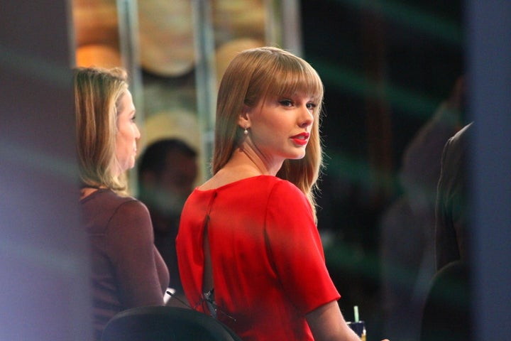 Taylor Swift on Good Morning America for the launching of a previous album (Red Album)