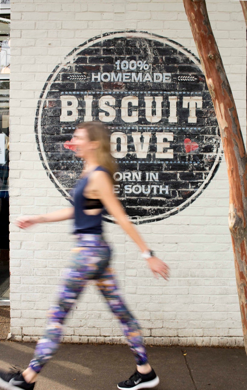 Sneaking into Biscuit Love for a half-dozen biscuits to go