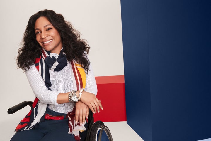 A look from Tommy HIlfiger's adaptive collection.