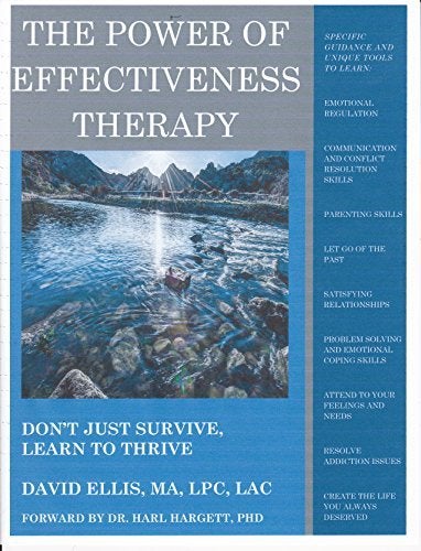 <p>THE POWER OF EFFECTIVENESS THERAPY by David Ellis</p>