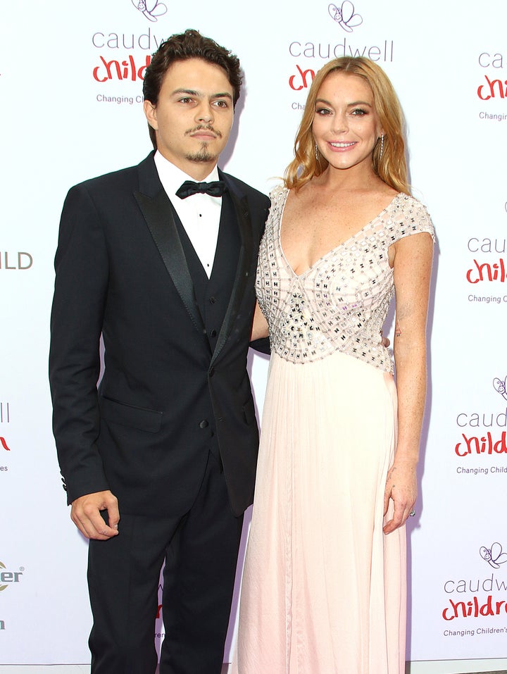 Lindsay Lohan and Egor Tarabasov pictured together in 2016. 