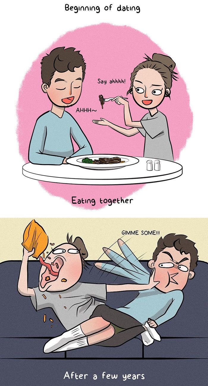 10 Comics That Perfectly Capture The Comfortable Stage Of Relationships 