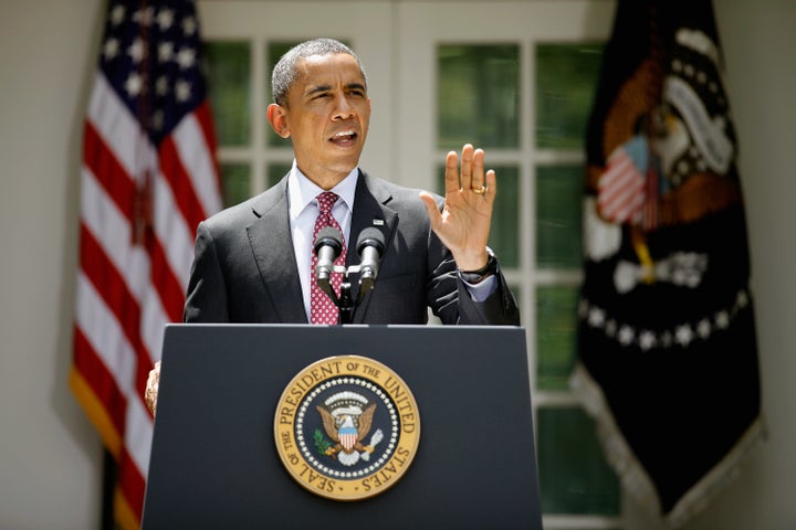 From the Rose Garden, Obama announced that his administration would stop deporting some young people who came to U.S. as children of illegal immigrants