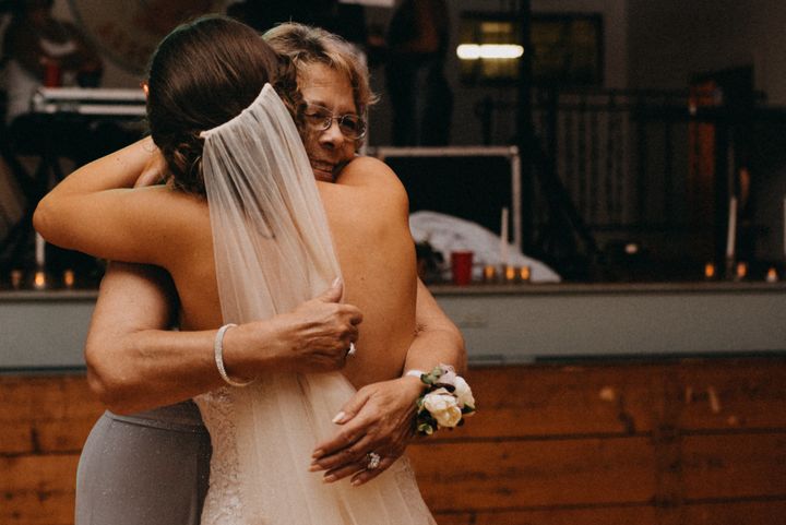 Brittany was so grateful to have her grandma in attendance on the big day. 