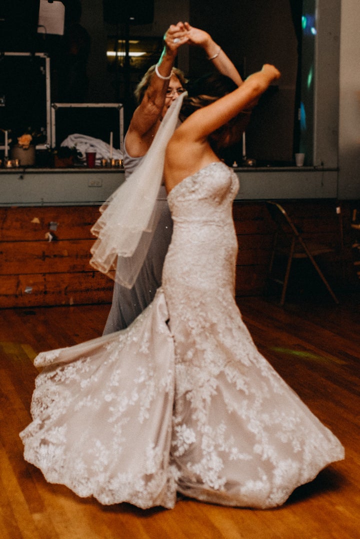 The pair did get to dance together at the wedding after all. 