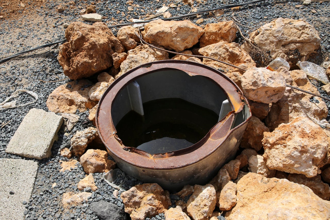 HuffPost visited Villa Hugo II in Canóvanas, a nearby municipality, on Oct. 14, 2017, residents said many drank from this water source after Hurricane Maria hit more than a month ago.