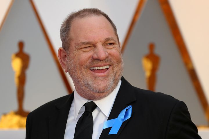 Harvey Weinstein arrives at the 89th Academy Awards in Hollywood on Feb. 26, 2017.