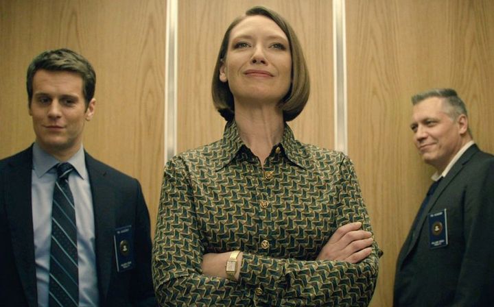 Jonathan Groff, Anna Torv and Holt McCallany, of Netflix's "Mindhunter."