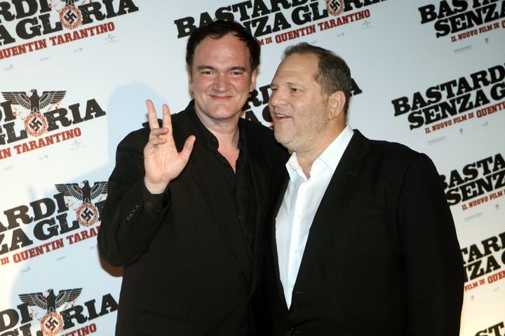 Tarantino with Weinstein in 2009 
