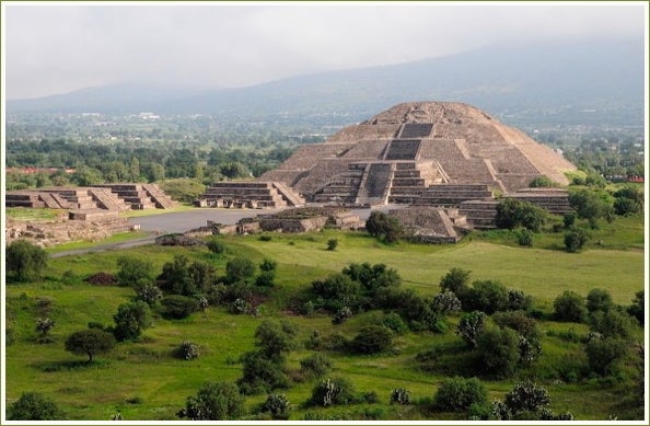 Moon Pyramid at Teotihuacán