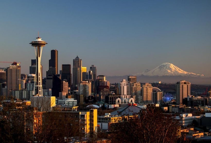 <em>Seattle skyline</em>
