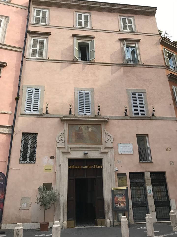 Third floor, center at the Santa Chiara