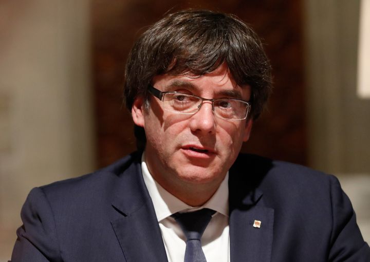 Catalan President Carles Puigdemont has refused to denounce independence 