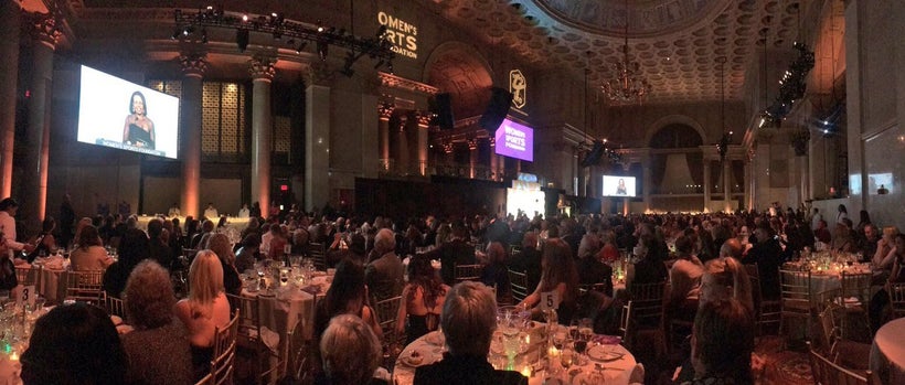 Privileged to attend the 38th Women Sports foundation annual salute, because girls belong here. Learned again that we're