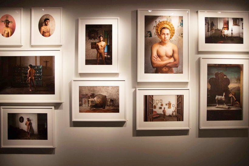 An installation of photographs from the series “Los Chicos” (<em>The Boys</em>)