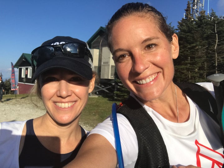 <p>I did many of the climbs with my friend Lindsay - we were major supports for each other.</p>
