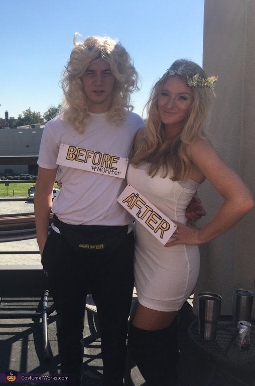 Diy Last Minute Halloween Costumes For Couples That Are Actually Doable Huffpost Life 8021