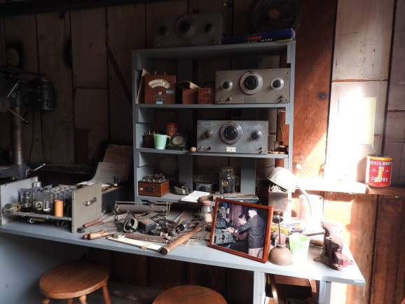 HP's original garage has old oscilloscope products.